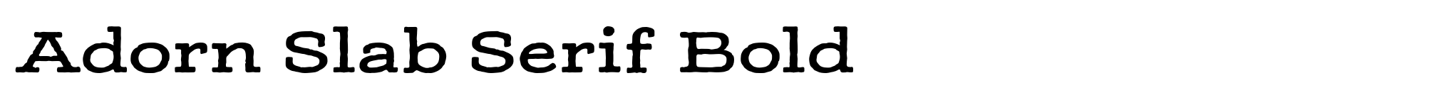 Adorn Slab Serif Bold image